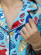 JOSEPHINE pajama Seashells - Lesley Evers - cotton PJs - friday - gifts under $150
