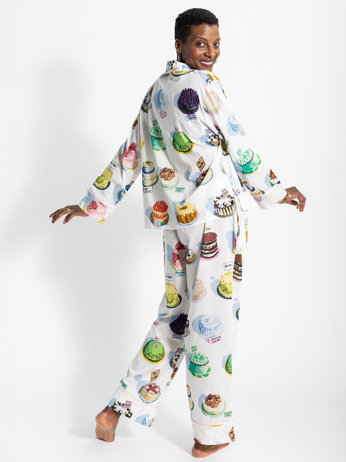 JOSEPHINE pajama set Cakes - Lesley Evers - BF200 - cotton PJs - friday