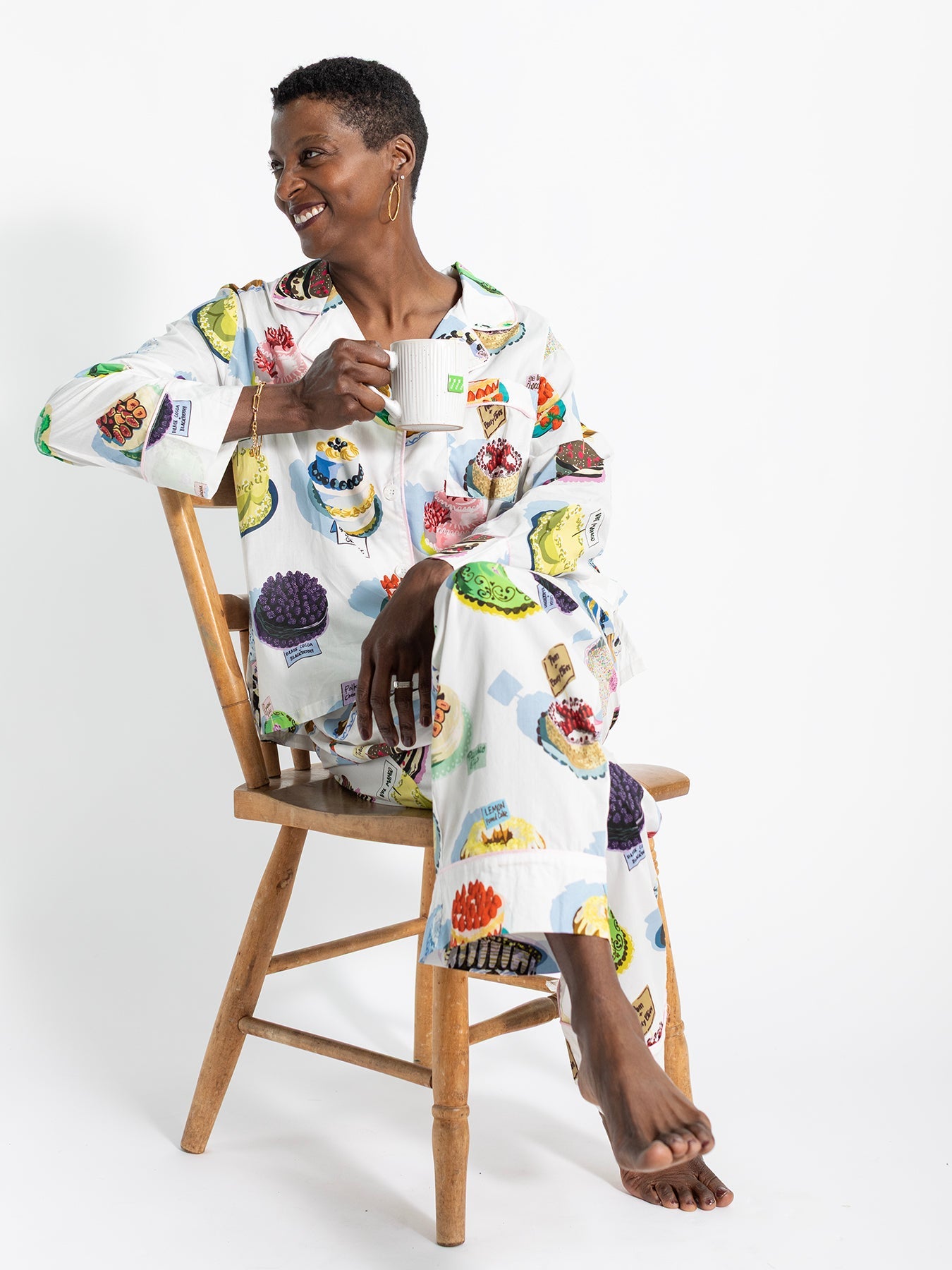 JOSEPHINE pajama set Cakes - Lesley Evers - BF200 - cotton PJs - friday