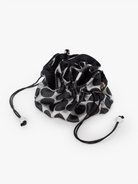 JOSIE jacquard jewelry pouch Dots Black and White - Lesley Evers - case - cosmetic bag - gifts under $75