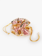 JOSIE jacquard jewelry pouch Garden Wall Pink - Lesley Evers - case - cosmetic bag - gifts under $75