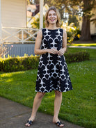 JUNIPER Black Fleurette - Lesley Evers - Black - Dress - Shop