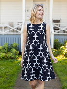 JUNIPER Black Fleurette - Lesley Evers - Black - Dress - Shop