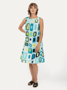 JUNIPER dress Hermosa Light Blue - Lesley Evers-Blue Dress-Dress-juniper