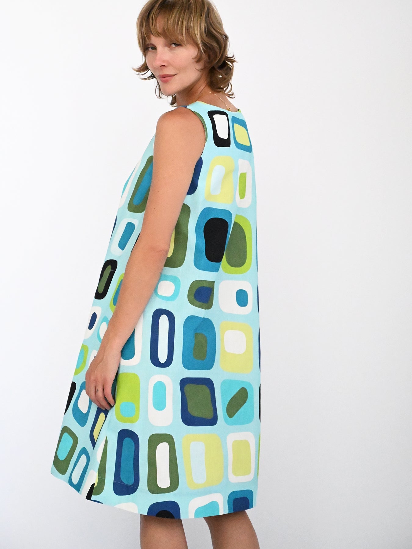 JUNIPER dress Hermosa Light Blue - Lesley Evers-Blue Dress-Dress-juniper