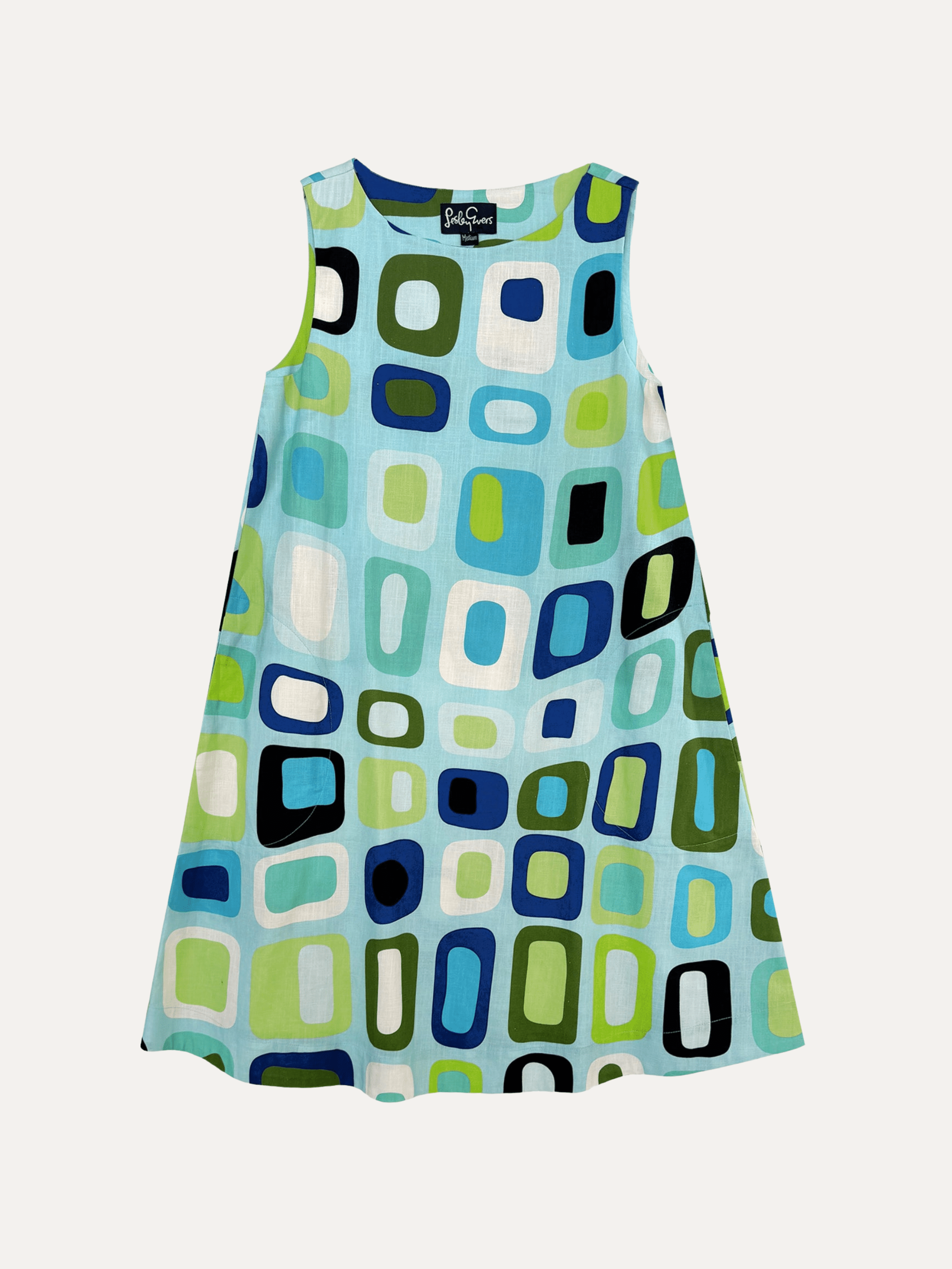 JUNIPER dress Hermosa Light Blue - Lesley Evers-Blue Dress-Dress-juniper