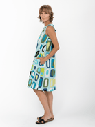 JUNIPER dress Hermosa Light Blue - Lesley Evers-Blue Dress-Dress-juniper