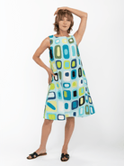 JUNIPER dress Hermosa Light Blue - Lesley Evers-Blue Dress-Dress-juniper