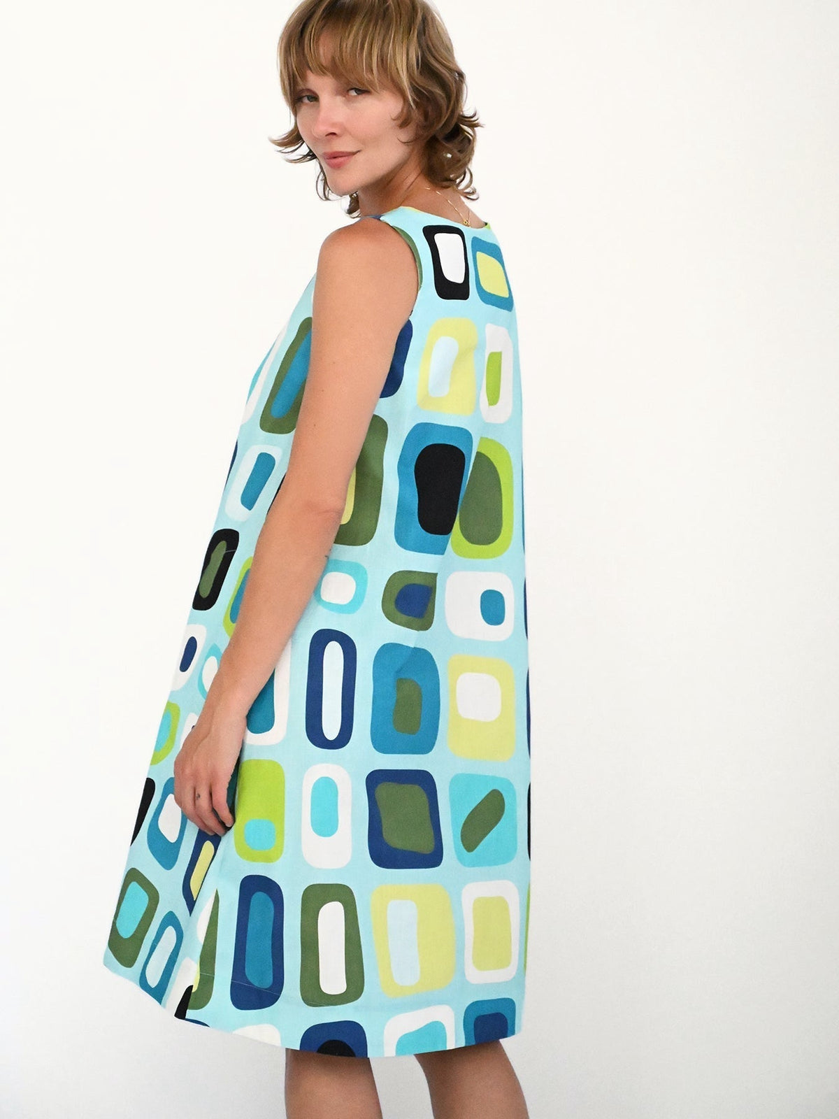 JUNIPER dress Hermosa Light Blue - Lesley Evers-Blue Dress-Dress-juniper