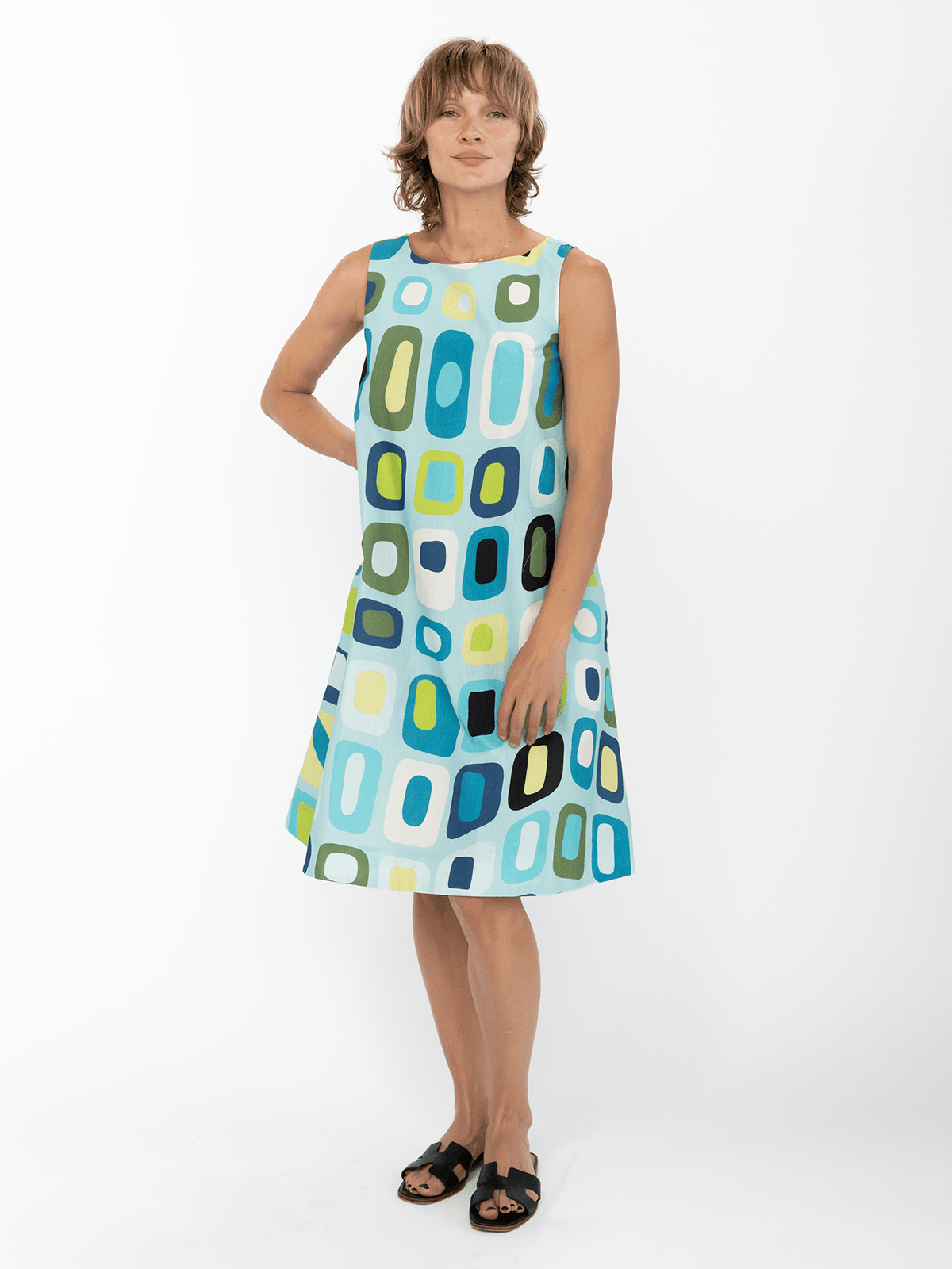 JUNIPER dress Hermosa Light Blue - Lesley Evers-Blue Dress-Dress-juniper