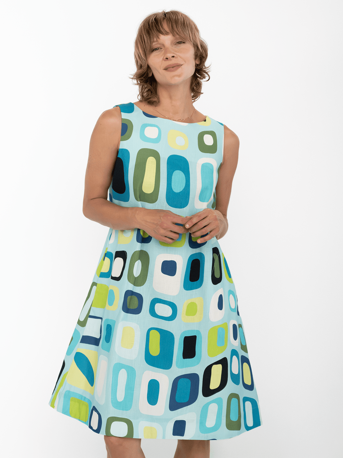 JUNIPER dress Hermosa Light Blue - Lesley Evers-Blue Dress-Dress-juniper