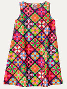 JUNIPER dress Jubilee Multi - Lesley Evers-Best Seller-Blue-cotton dress