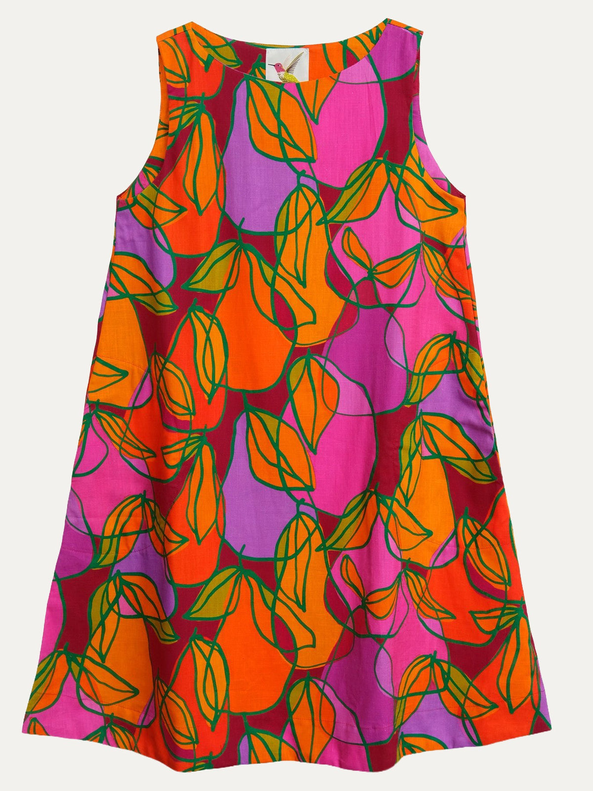 JUNIPER Pink Pears - Lesley Evers-Dress-juniper-pears