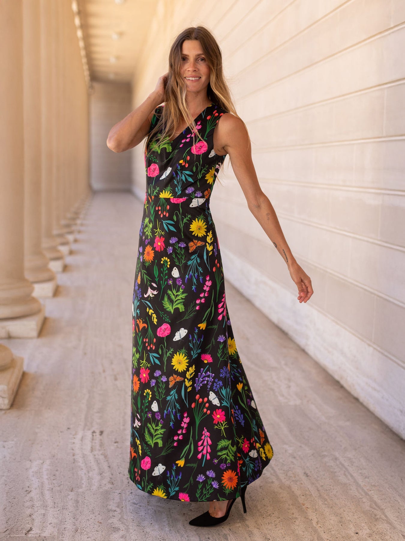 KATHLEEN dress Prairie Posy - Lesley Evers-Dress-formal-gown