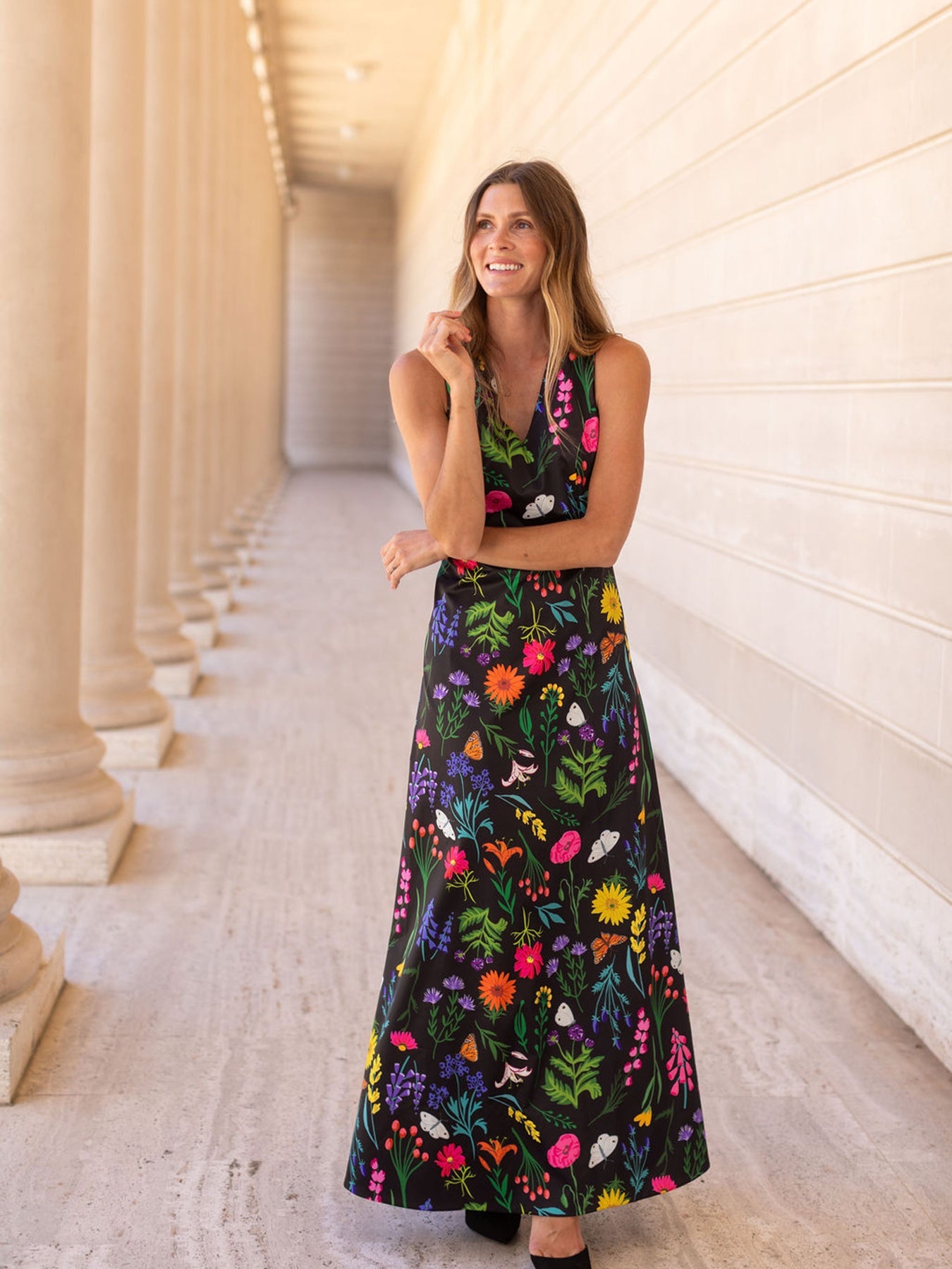 KATHLEEN dress Prairie Posy – Lesley Evers