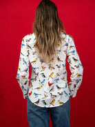 KATHRYN blouse Birds - Lesley Evers-Bird Collection-birds-Catherine
