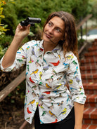 KATHRYN blouse Birds - Lesley Evers - Bird Collection - birds - Catherine