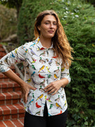 KATHRYN blouse Birds - Lesley Evers - Bird Collection - birds - Catherine