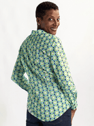 KATHRYN blouse Blue Dots - Lesley Evers-Bird Collection-birds-Catherine