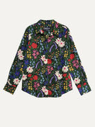 KATHRYN blouse Flower Field - Lesley Evers-Bird Collection-birds-Catherine