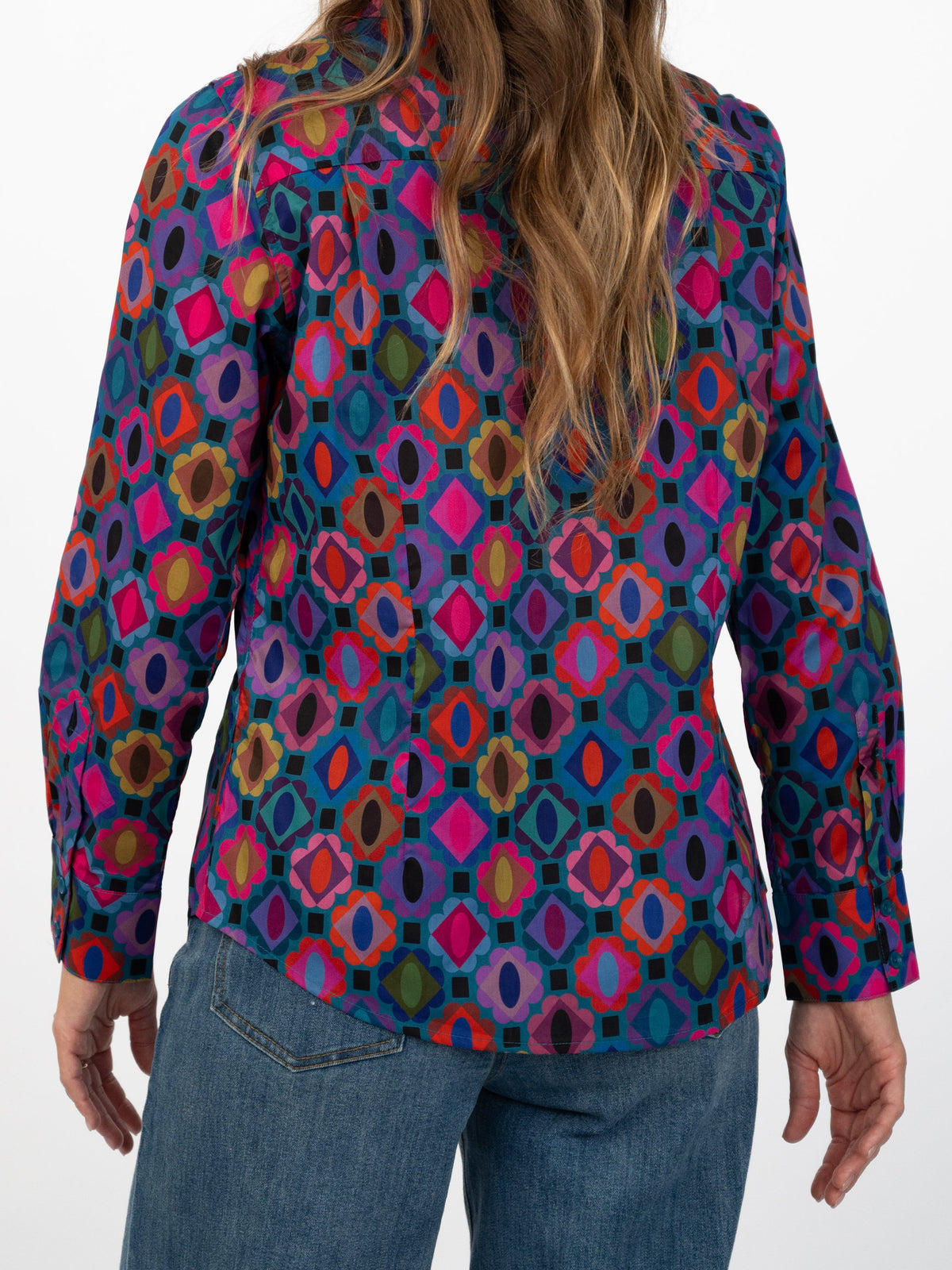 KATHRYN blouse Gems - Lesley Evers-Catherine-Cathy-cord suit