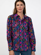 KATHRYN blouse Gems - Lesley Evers-Catherine-Cathy-cord suit