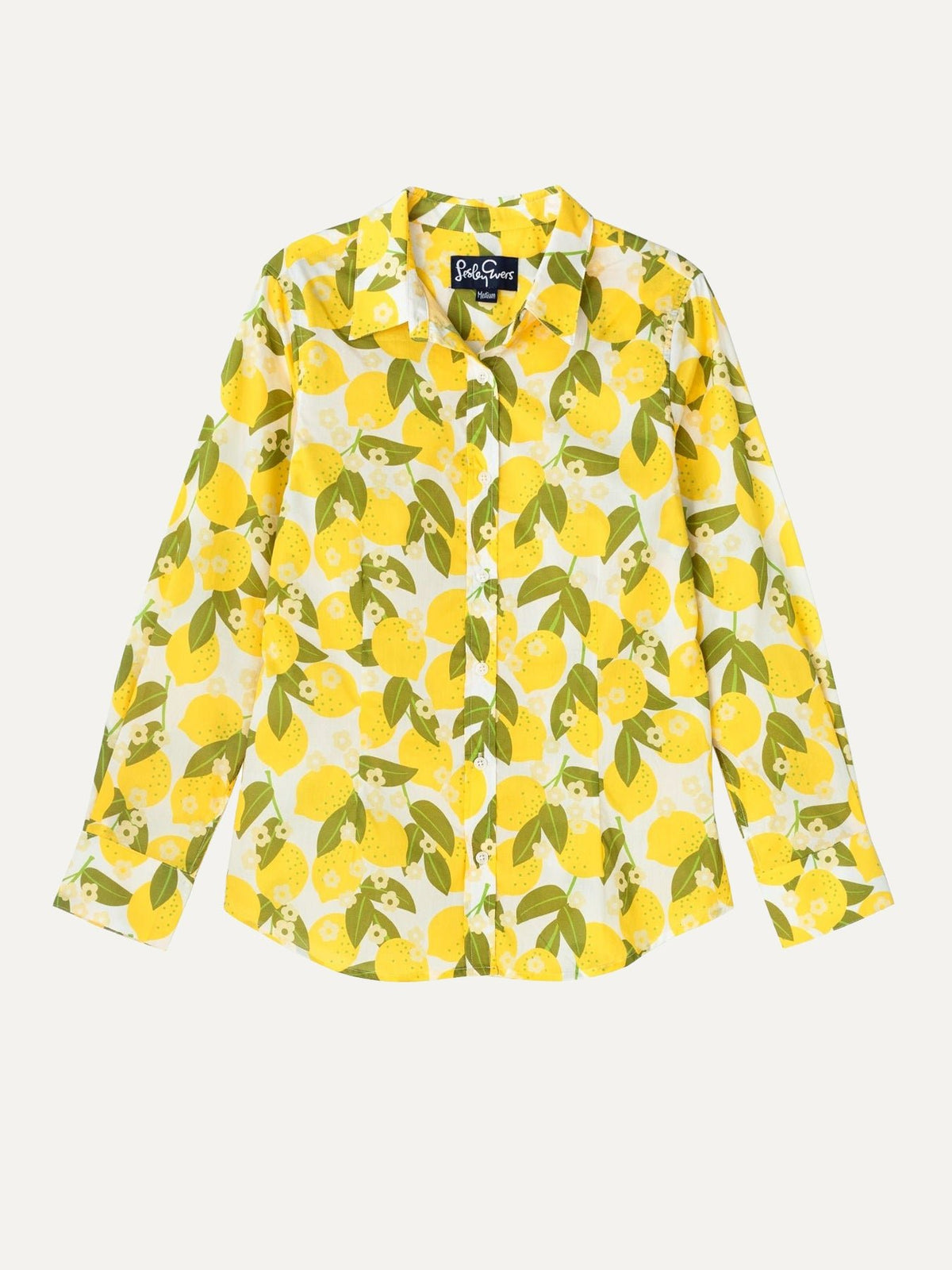 KATHRYN blouse Lemons - Lesley Evers-Bird Collection-birds-Catherine