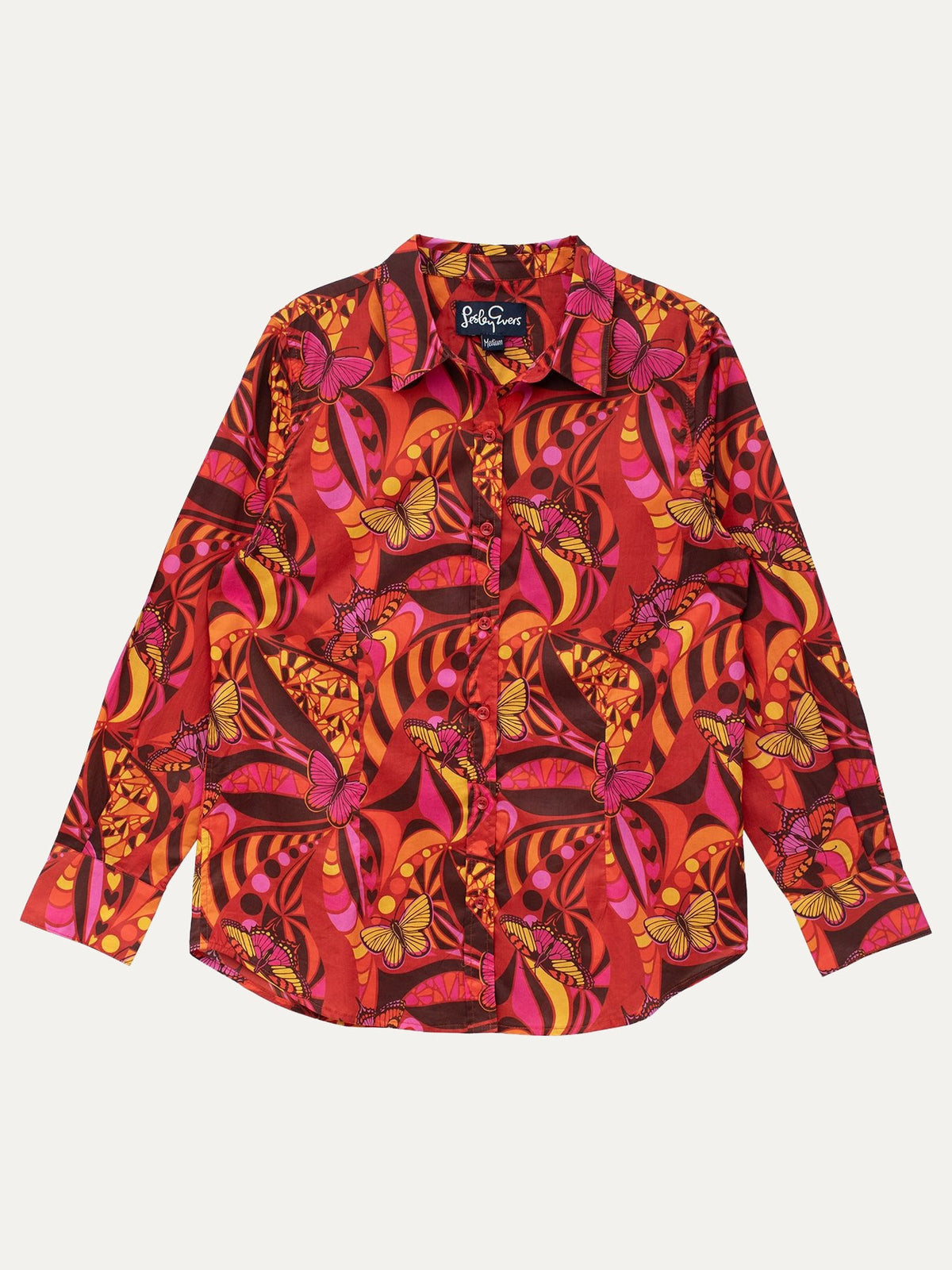 KATHRYN blouse Serendipity Red - Lesley Evers-Catherine-Cathy-katherine