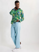 KATHRYN blouse Spring Meadow Green - Lesley Evers - Bird Collection - birds - Catherine