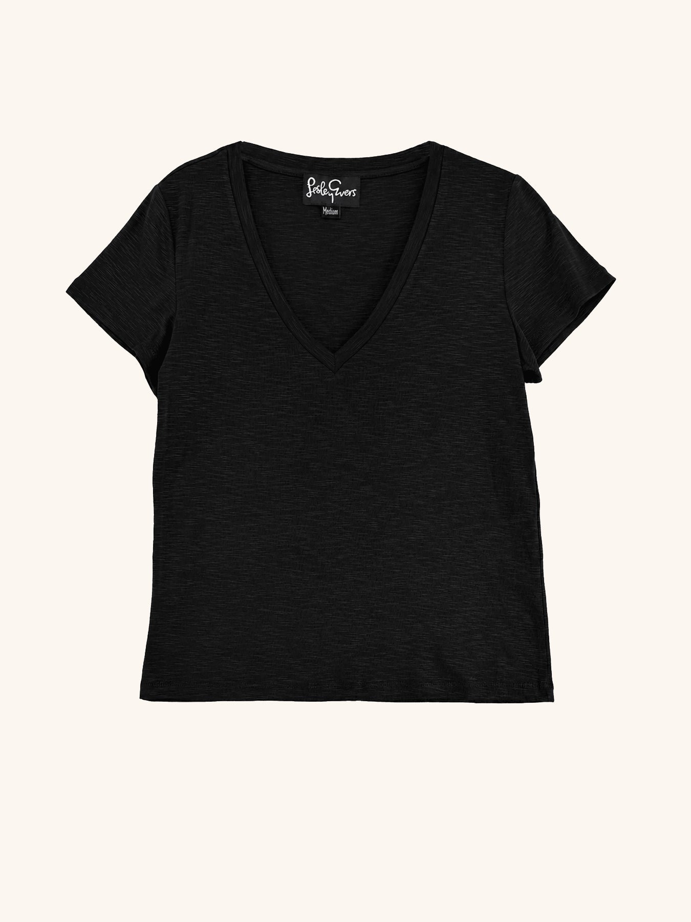 KATIE tee Black - Lesley Evers-Best Seller-maisie solid-Shop