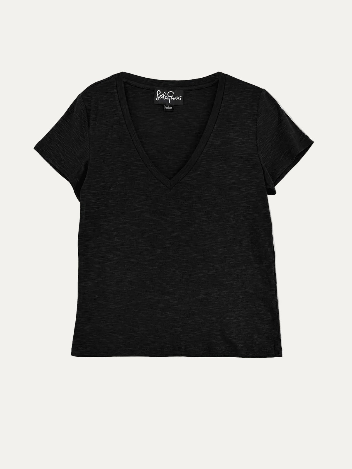 KATIE tee Black - Lesley Evers-Best Seller-maisie solid-Shop