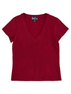 KATIE tee Burgundy - Lesley Evers-Best Seller-maisie solid-Shop
