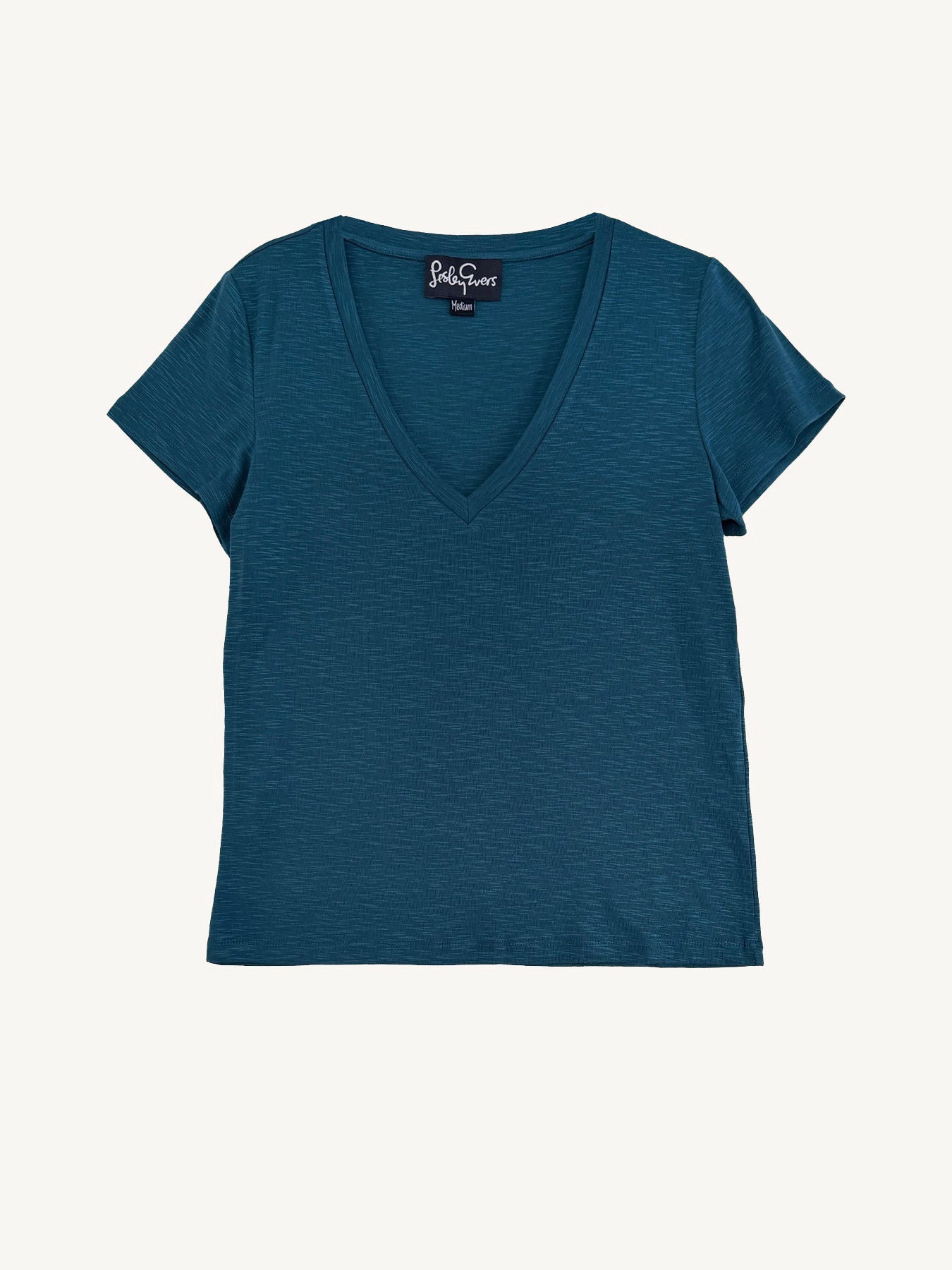 KATIE tee Teal - Lesley Evers-Best Seller-maisie solid-Shop