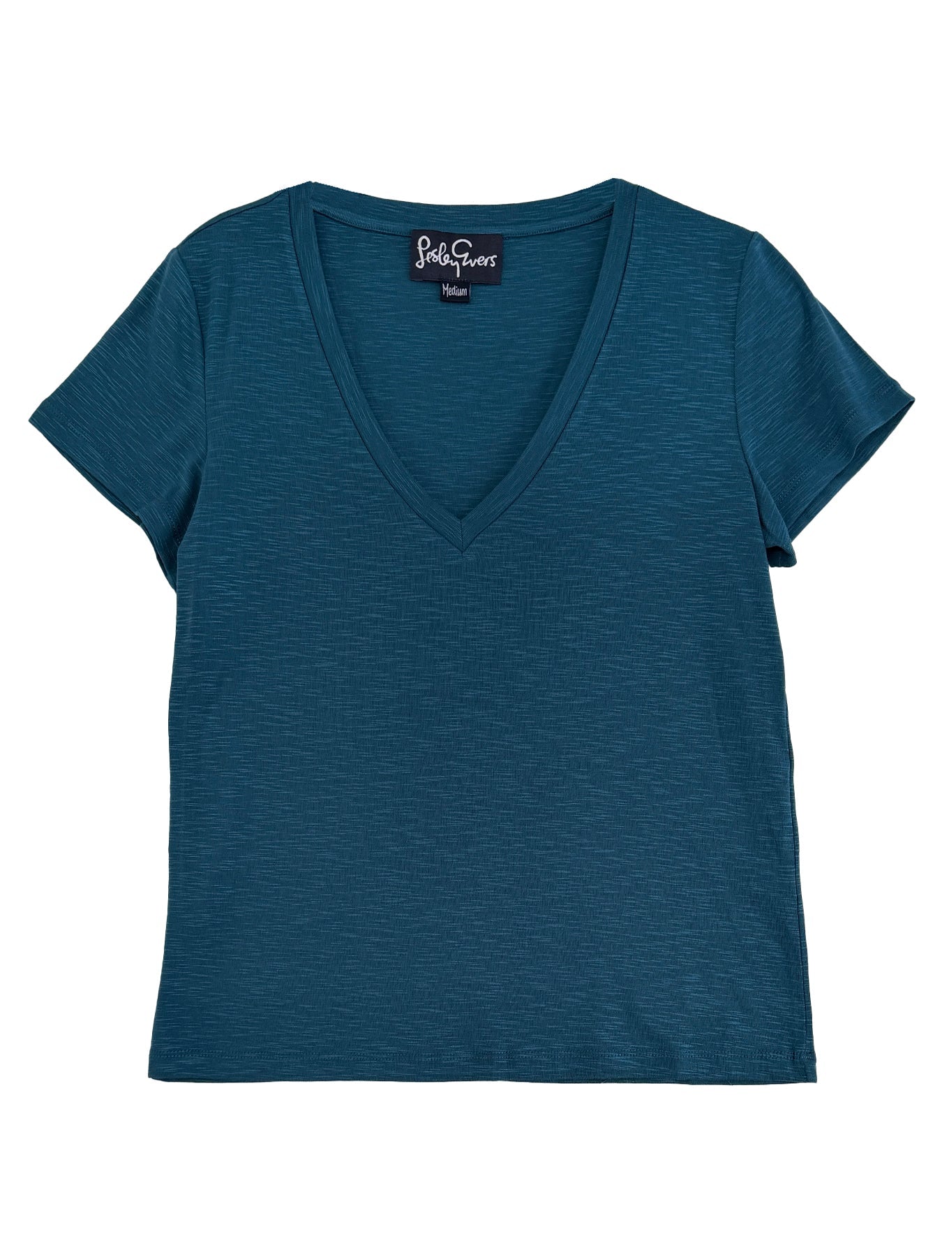 KATIE tee Teal - Lesley Evers-Best Seller-maisie solid-Shop