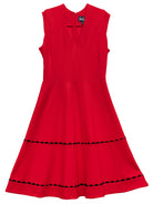 KATRINA dress Red - Lesley Evers - black and red - christmas - holiday