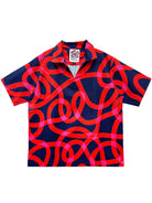 KENYON mens tunic Ribbon Navy and Pink - Lesley Evers - Best Seller - mens - mens clothing