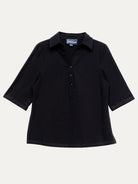 KIMMY top Black - Lesley Evers-Button Top-clothing-colorful