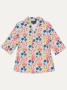 KIMMY top Bloom True - Lesley Evers-Button Top-clothing-colorful