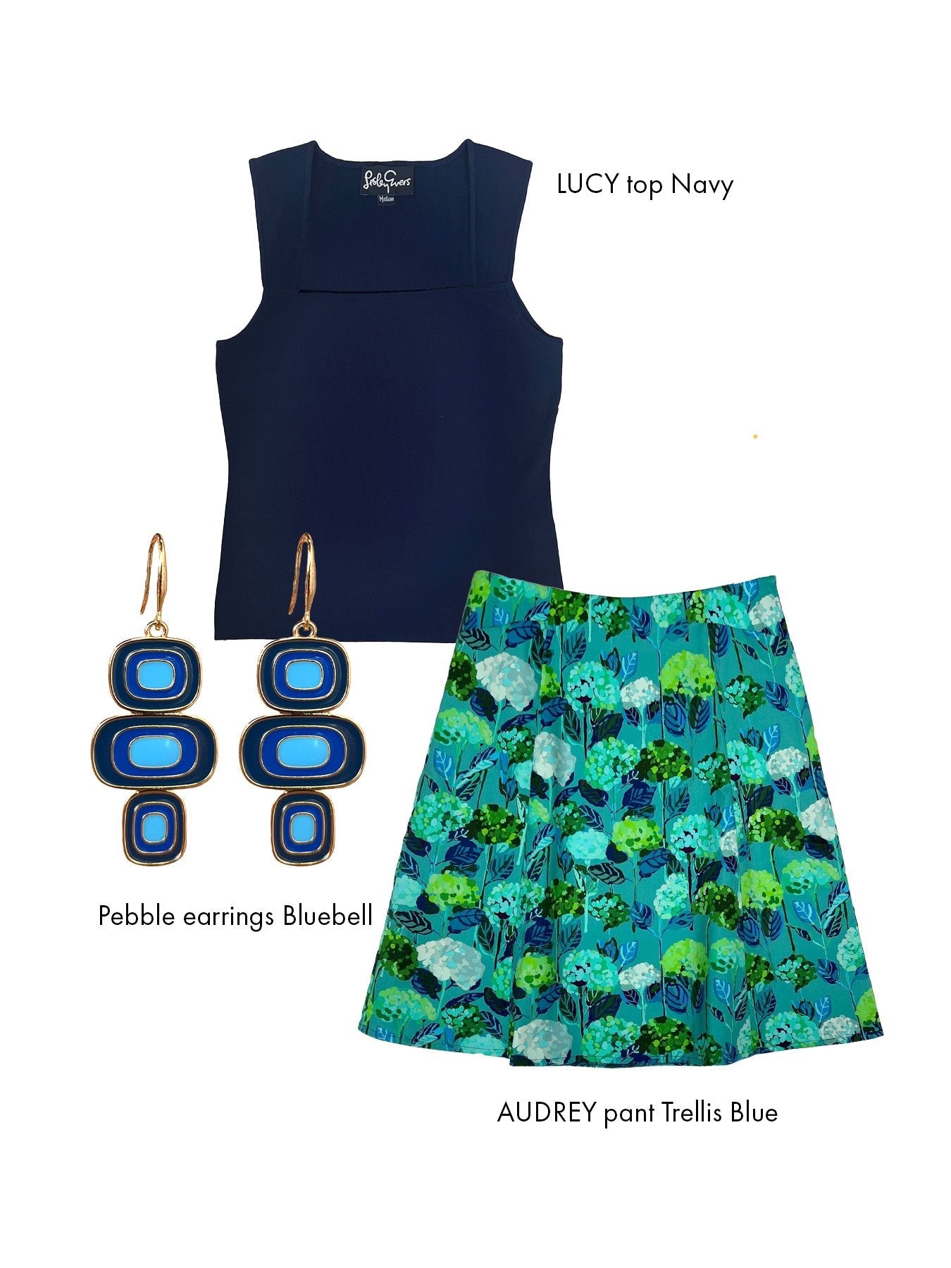 KYLIE Blue Peonies | Lesley Evers | 2024 Skirt