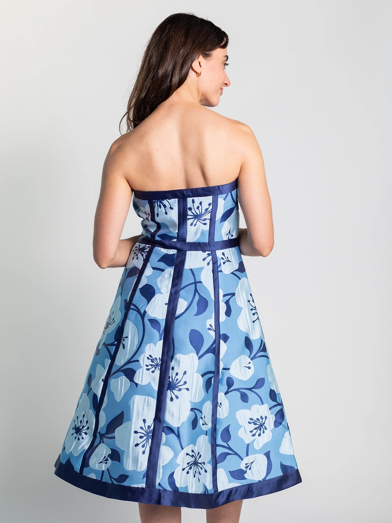 LILA dress Garden Wall Blue - Lesley Evers - Dress - Shop - Shop/All Products