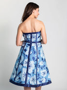 LILA dress Garden Wall Blue - Lesley Evers - Dress - Shop - Shop/All Products