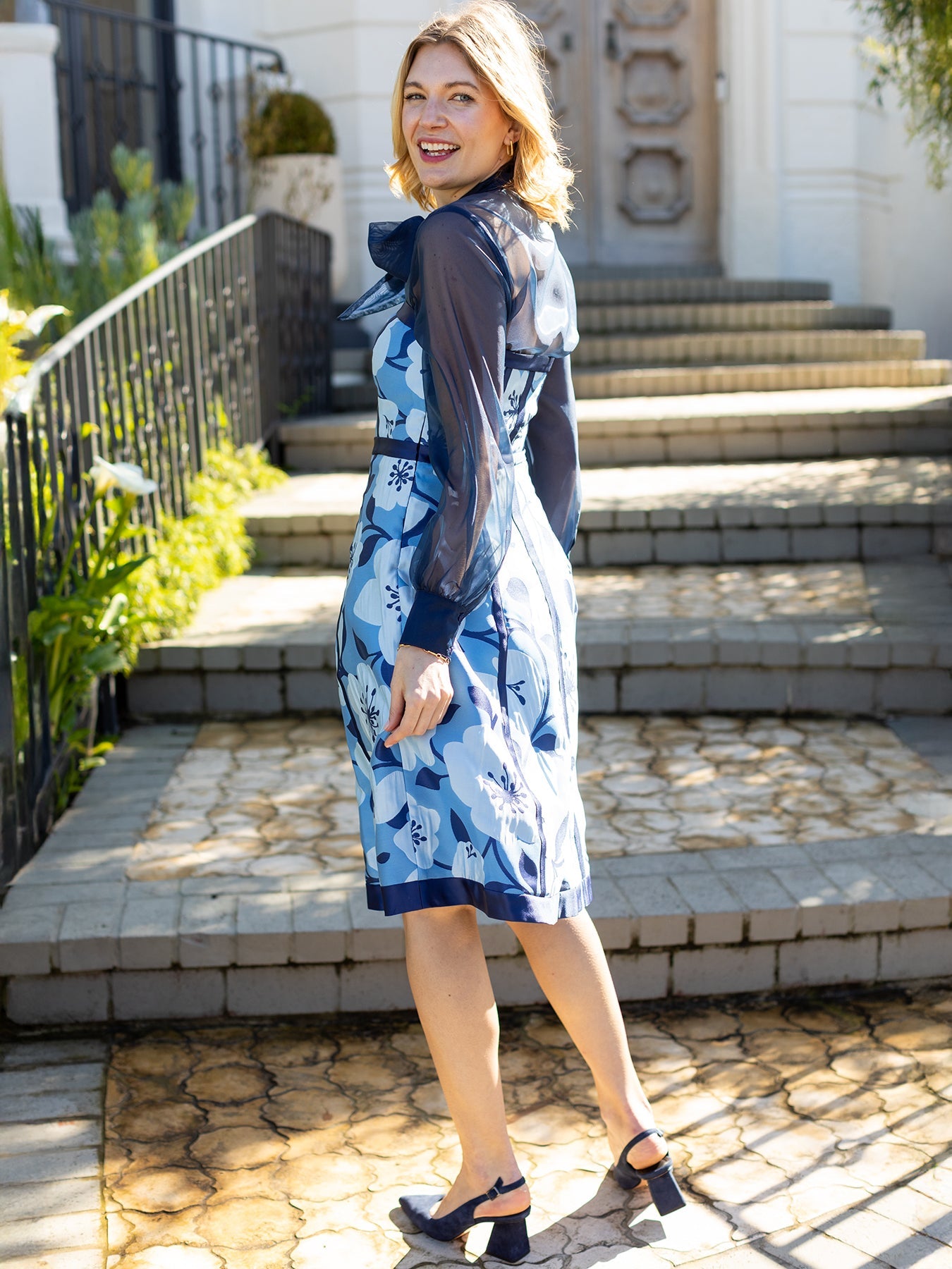 LILA dress Garden Wall Blue - Lesley Evers - Dress - new - Shop