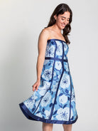 LILA dress Garden Wall Blue - Lesley Evers - Dress - Shop - Shop/All Products