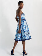 LILA dress Garden Wall Blue - Lesley Evers - Dress - Shop - Shop/All Products