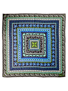 LILLIAN silk twill scarf Cornice Blue - Lesley Evers - Accessories - cornice - cotton silk