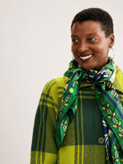 LILLIAN silk twill scarf Garden Path - Lesley Evers-Accessories-cotton silk-Dixie Olive Set