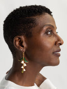 Lily of the Valley Earrings Ivory and Gold - Lesley Evers - Accessories - accessory - new