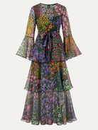 LOUISE dress May Flowers - Lesley Evers-Dress-formal-gown