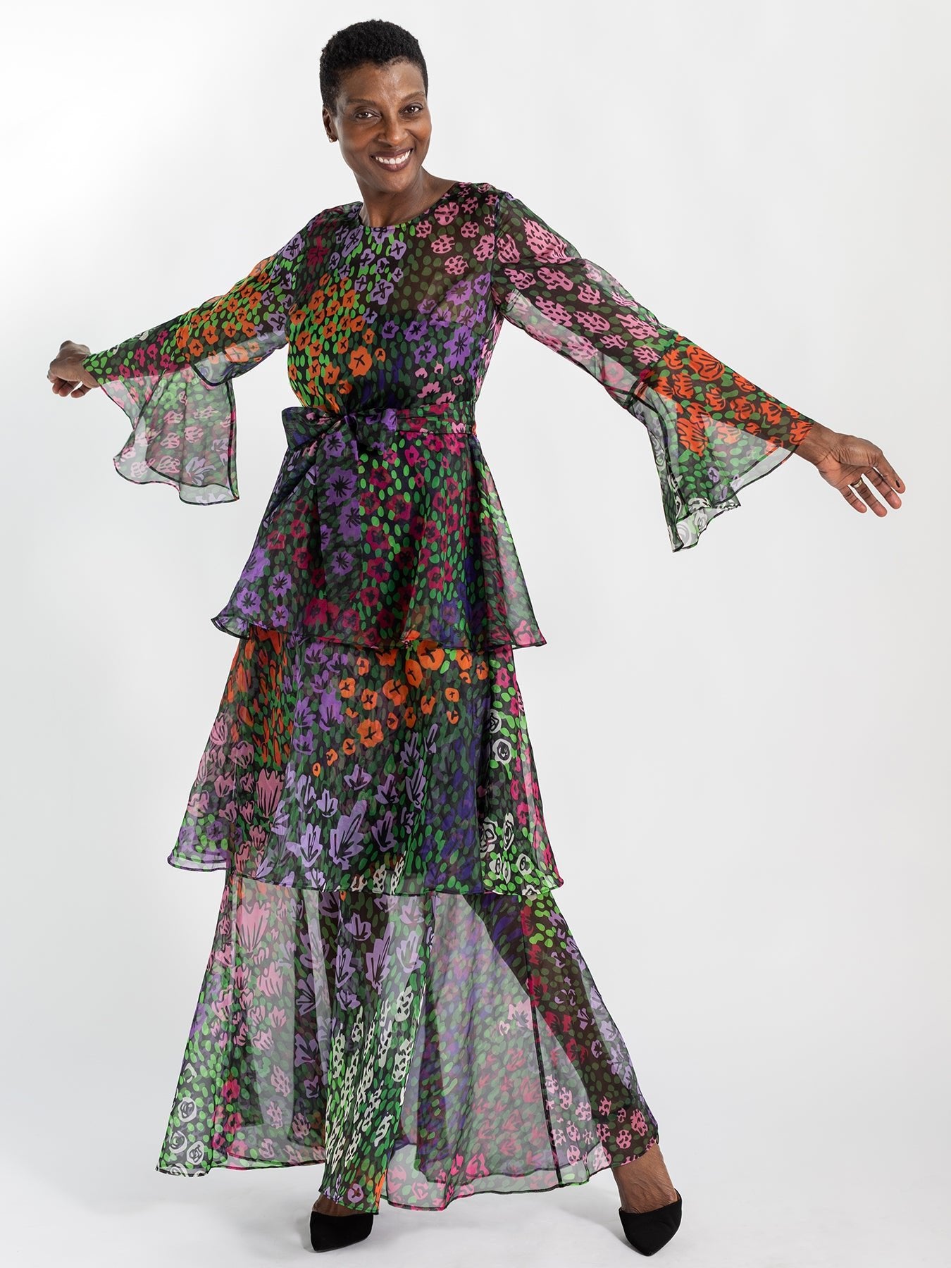LOUISE dress May Flowers - Lesley Evers - Dress - formal - Shop