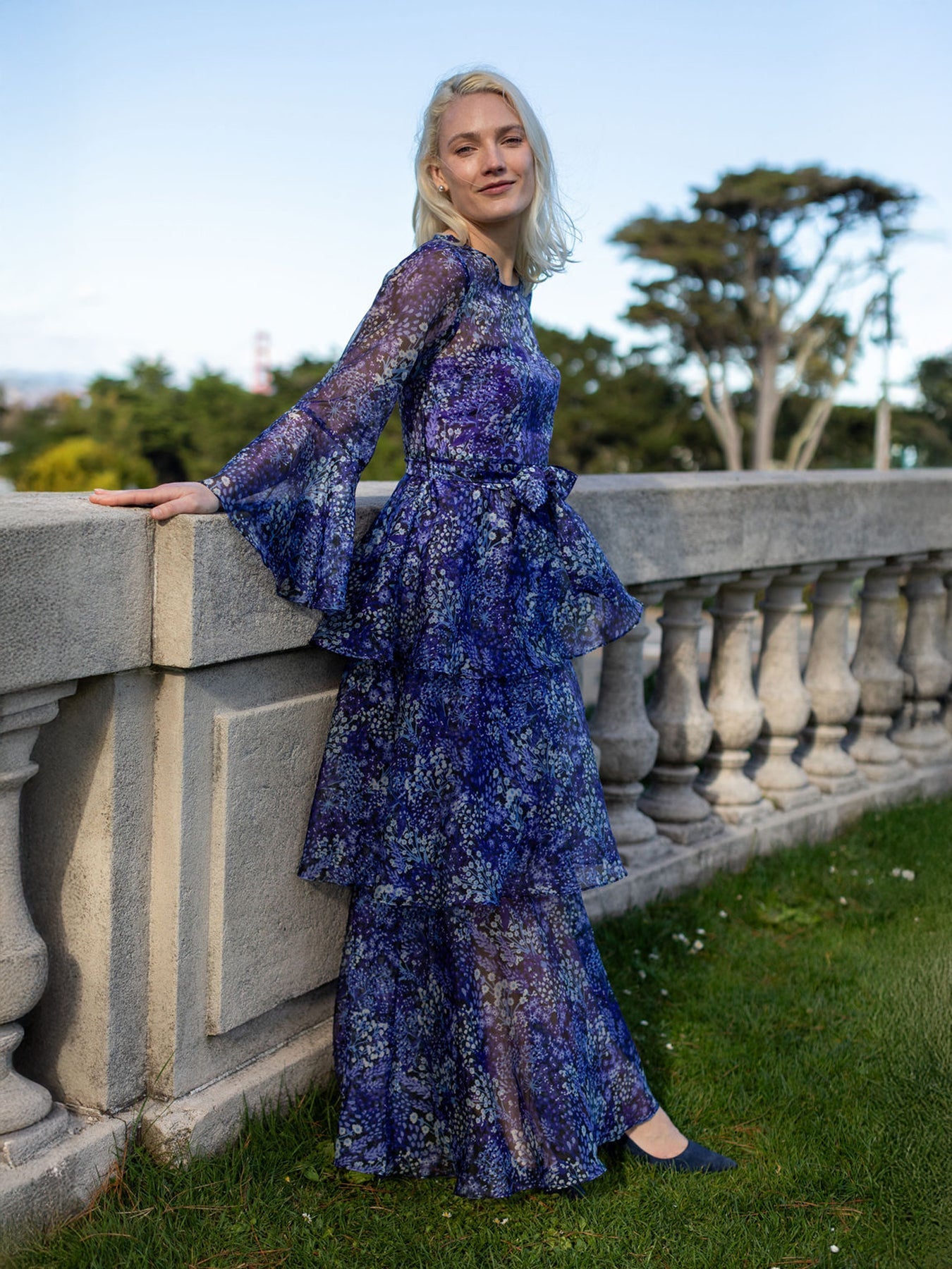 LOUISE dress Spring Meadow Lilac - Lesley Evers - Dress - formal - Shop